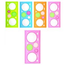 블루마토 신기한 디자인자 모양자1, 랜덤발송, 5세트