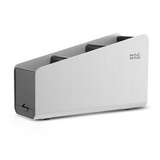 MACMAN 鋁製多功能廚具收納架, 黑色