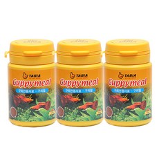 타비아 구피밀 관상어 사료, 50ml, 3개