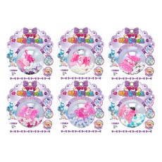 Candy girl BNC 糖果女孩視覺 DIY 藝術套組 6 件, navillera, 太空旅行, 浪漫明珠, 夏日玫瑰, 牡丹之戀, 風鈴草