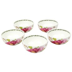 로얄에식스 대장미 본차이나 대접, 혼합색상, 5개