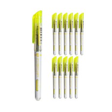 牽牛花 Pro Maharite 熒光筆, 黃色, 12個