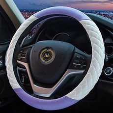 V-one Lovey Cushion 汽車用女性方向盤套, 紫色