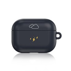 Byeoldaseot EASYSSOK 天氣設計 AirPods Pro 硬殼保護套, 單一商品, 天氣閃電