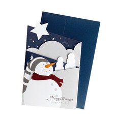 DBD DESIGN 聖誕卡, Petit Snow, 5個