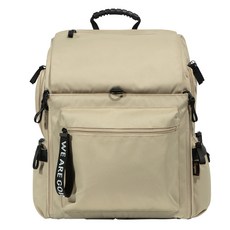 wegono 三用多功能寵物外出後背包, 沙米色, 1個