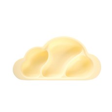 MOTHER'S CORN 雲朵造型吸盤3格餐盤, 黃色, 單品