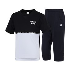KISPO 孩童運動上衣+7分褲組