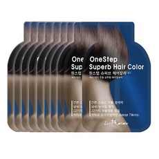 Let mimo 一步極品染髮劑, 10個, 深棕色