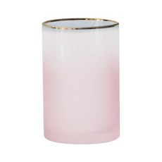 Block Mart 圓筒形漸層花瓶, 粉紅色