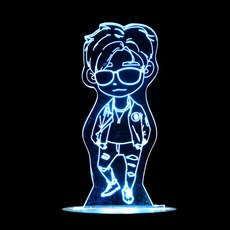 홈마인 LED 3D 무드등 캐릭터 시리즈 I2 type, I204 보이