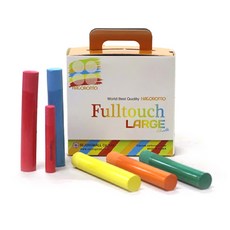 HAGOROMO 碳酸大粉筆 5 色, 混色, 15入