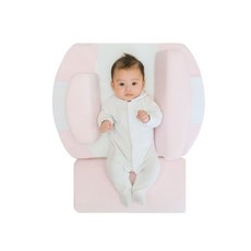 dwomen 高級防翻轉哺乳枕+墊套, 粉色