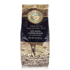 RoyalKona 研磨咖啡 巧克力夏威夷堅果味, 萬能磨, 227克, 未研磨