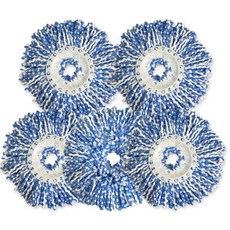 uniel 圓形超細纖維填充拖把, 5個