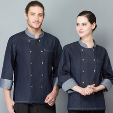 Loving Lab 牛仔長袖炊具上衣 CLT-08