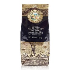 RoyalKona 香草澳洲堅果咖啡粉, 227g, 1包