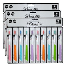 Blendax 彈力毛牙刷, 10入, 3個