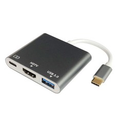 Yocommerce 4K Type C to HDMI鏡像轉接手機用UHD OTG同時充電轉換器, 混色, 1個