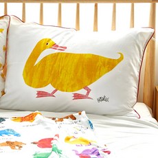 리틀포레스트 에릭칼 프리미엄 베개커버 옐로우덕, 혼합색상