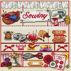 Joy Cross Stitch 11 Count Cross Stitch Print Package Set 90902 瑣碎文章 2, 1套, 混色