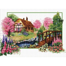 Joy十字繡 11CT 十字繡印花套組 81001 spring waltz, 1套, 混合色