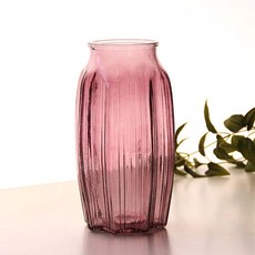 玻璃花瓶, 酒紅色