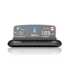현대폰터스 HUD 헤드업 디스플레이 내비게이션, V200