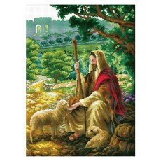 Joy十字繡 11CT 印花十字繡套組 60501 The lord forest, 1套, 混合色