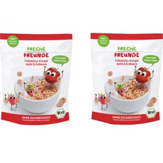 프레쉬프로인데 유기농 퍼프 125g, 딸기 + 사과 혼합맛, 2개