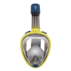 Diveepro 極限全臉浮潛面鏡, 黃色