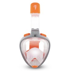 Diveepro 極限全臉浮潛面鏡, 橘灰色