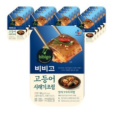 비비고 고등어 시래기 조림, 160g, 18개
