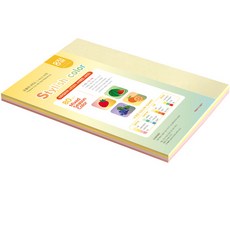 종이문화 스타일리쉬 시즌 혼합색지 Spring 80g 8절, 90개