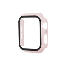 비쉐르 매트 레인보우 애플워치 시리즈 4 하드 커버 케이스 44mm, 핑크, 1개