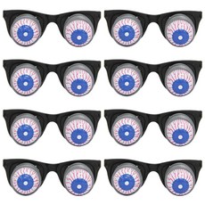 LivingDA 派對造型眼鏡, 混色, 8個