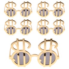 Party09 派對用美元眼鏡, 金色, 5個