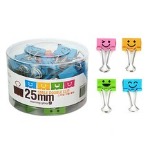 morning glory 微笑雙頭夾 96入組, 25mm, 1套, 96個