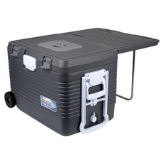 코스모스 테이블겸용 바퀴형 아이스박스 WJ-957T, 혼합색상, 57L