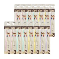 LION 獅王 kids safe 兒童牙刷 7-12歲適用, 混色, 1件, 15入
