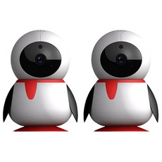 펭카 FULL HD 가정용 홈CCTV IP네트워크 회전형 카메라 2p, PE204, 2개