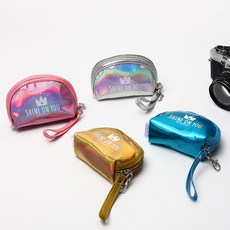 POPO FANCY 字母印花半月形零錢包 2入