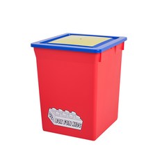 코딜 장난감 보관함 32L, 레드, 1개