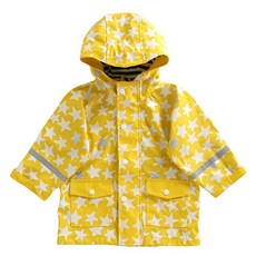 HAS 孩童閃亮星星黃色雨衣