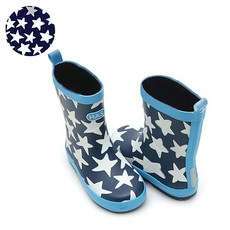 HAS 兒童 Twinkle Star 海軍藍雨靴