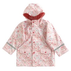 HAS 兒童粉色佩斯利雨衣