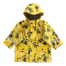 HAS 孩童蝙蝠俠印花連帽雨衣