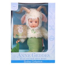 ANNE GEDDES 十二生肖摩羯座嬰兒娃娃 23cm, 混色
