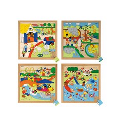 educo 一套 4 個戶外遊戲拼圖, 1套