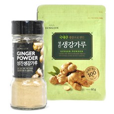 罐裝韓國產生薑粉 40g+袋裝韓國產生薑粉 60g, 1組, 100g
